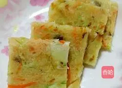 Illustration of how to make vegetable pancakes 6