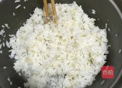 Illustration of how to make colorful sushi rolls 1