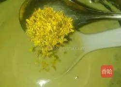 Osmanthus fragrans Illustration of how to make tartary buckwheat cake 4