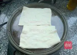 Illustration of making pancakes with pureed tofu 9