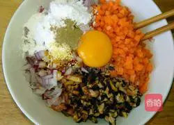 Illustration of how to make pan-fried meatloaf 3