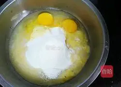 Coconut fragrance Illustration of making coarse grain cake 2