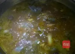 Black-bone chicken cakes Illustration of how to do it 4