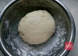 Illustration of how to make leek and fungus pancakes 1 