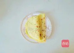 Zucchini and egg soft pancake baby food supplement nutrition recipe recipe illustration 7