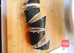 Illustration of how to make sushi 4