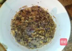 Illustration of how to make pumpkin pie with bean paste filling 6