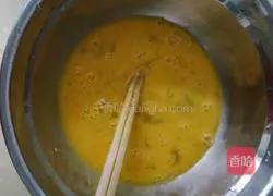 Illustration of making multigrain egg pancake 3