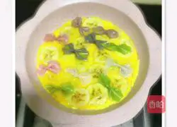 Mochen's dessert banana egg pancake recipe 6