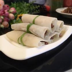 Shredded Pork Burrito with Beijing Sauce Sauce