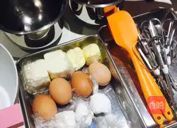 Illustration of how to make half-cooked cheesecake 1