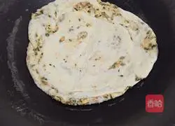 Illustration of how to make bacon and shallot thousand-layer cake 7