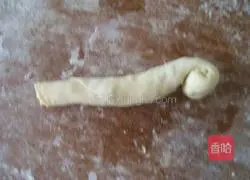 Illustration of how to make scallion pancakes 7