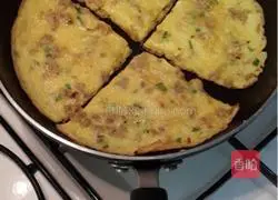 Illustration of how to make minced meat and egg pancakes 6