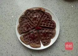 Simple Chocolate Waffle Recipe Illustration 8