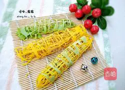 Double-color Bird's Nest Egg Pancake Recipe Illustration 11