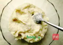 Illustration of how to make scallion-flavored bean dregs cake 2