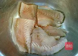 Illustration of how to make cheese dragon fish steak 2