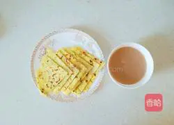 Zucchini and egg soft pancake baby food supplement nutrition recipe recipe illustration 8