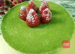 Matcha cheesecake (sugar-reduced version) recipe illustration 2
