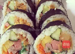  Illustration of how to make delicious homemade sushi 4