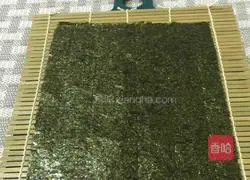 Illustration of how to make multigrain eel sushi 5