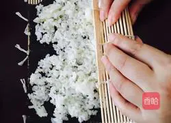 Illustration of how to make sushi 5