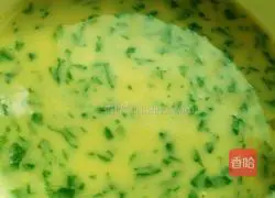 Illustration of how to make vegetable egg pancake 5
