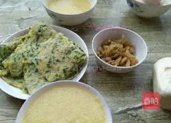 Illustration of how to make chive egg pancake 4