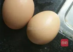 Illustration of how to make breakfast cumin egg pancake 1