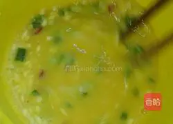 Ham and Egg Pancakes Illustration of how to do it 3