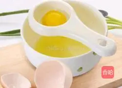 Illustration of how to make chiffon cake 1