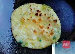 Illustration of how to make scallion pancake 20