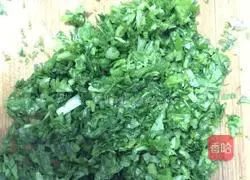 Celery eggs Illustration of how to make cakes 2