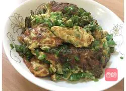 Green pepper egg pancake recipe 9