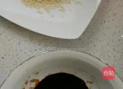 Illustration of how to make sesame pancakes 3