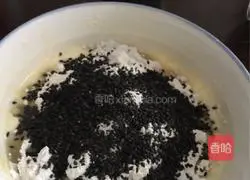 Illustration of how to make sesame shortbread 3