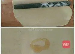 Illustration of how to make scallion pancakes 5