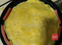 Illustration of how to make pancakes and fruits 1