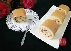 Cranberry cake roll Practice illustration 2