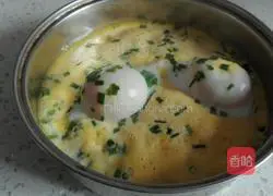 Illustration of how to make meatloaf and steamed eggs 4