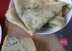 Illustration of how to make egg-filled pancakes 4