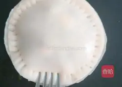 Illustration of making dumpling skin pies 8