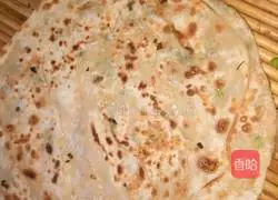 Illustration of how to make hot scallion pancake 11