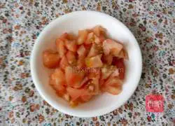 Illustration of how to make tomato and egg braised cake 5