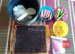 Sakura Sushi Recipe Illustration 1