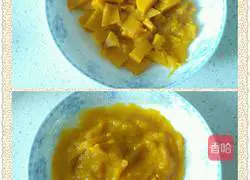 Pumpkin bean paste and sesame cake recipe 3