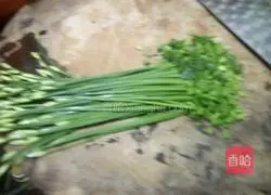 Leek Moss Egg Pancake Recipe Illustration 1