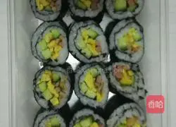 Illustration of homemade sushi 10