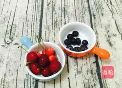 Illustration of how to make raisin milk egg cake 2